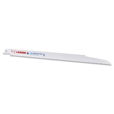 Lenox 20585156R Wood Bi-Metal Reciprocating Saw Blade, 12 in L x 3/4 in W x 0.050 in Thick, 6 TPI, 5 EA/PK