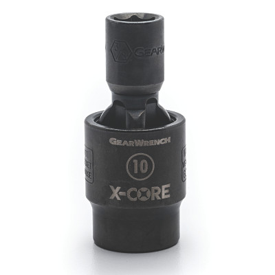 GEARWRENCH 84464 6 Point Standard X-Core Pinless Universal Impact Metric Socket, 3/8 in Drive, 14 mm Opening
