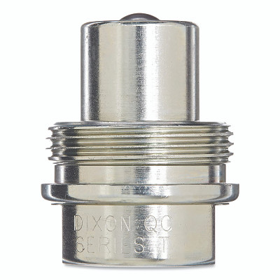 Dixon Valve T3F3 3000 Series Hydraulic Quick Connect Fittings, Straight Plug, 3/8 in NPT