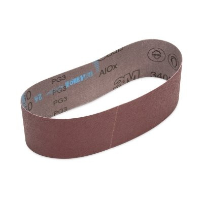 3M 7010308456 Cloth Belt, 340D, X-Weight, 6 in W x 89 in L, 80 Grit, Aluminum Oxide, Film-Lok/Single Flex