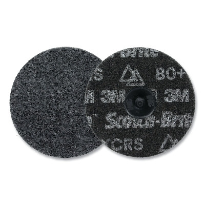 Scotch-Brite 7100359755 Roloc Precision Surface Conditioning Disc, Heavy Duty, 4 in dia, TR, Extra Coarse, 80 Grit, 15000 RPM