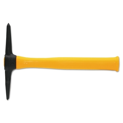 Lenco 09210 Plastic Handle Chipping Hammer, LPHHC, 11.75 in, 18 oz Head, Cross Chisel and Pick
