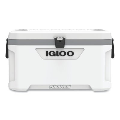Igloo 50548 Latitude Marine Ultra Series Cooler, 70 qt, Gray/White