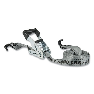 Keeper 05510 High Tension Ratchet Tie-Downs with Double J-Hooks, 1 in W x 12 ft, 1,000 lb Load Capacity