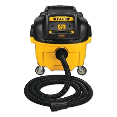 DeWalt DWV010 Dust Extractor, 8 gal, Corded, Includes Anti-Static Hose/HEPA Filters/Fleece Bag