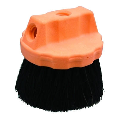 Magnolia Brush 1426X Round Window Brushes, Foam Plastic Block, 2 1/2 in Trim L, Horsehair; Plastic
