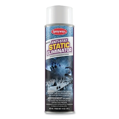 Sprayway SW955 Anti-Static Spray,  16 oz Can, Clear