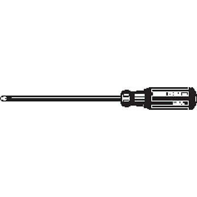 Klein Tools 6036 #3 PHILLIPS SCREWDRIVER; Profilated Phillips-Tip Cushion-Grip Screwdriver, #3