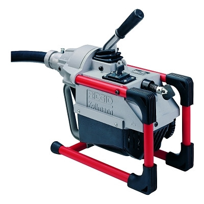 Ridgid 66497 Model K-60SP Drain Cleaner, 600 RPM, 1-1/4 in to 4 in Pipe Diameter, w/(5) 7/8 x 15 ft Cable