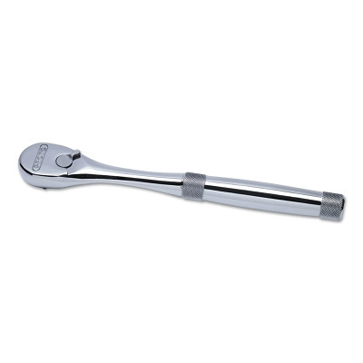 Proto J5249XL Pear Head Ratchet, Premium, 3/8 in Dr, 8-1/2 in L, Full Polish