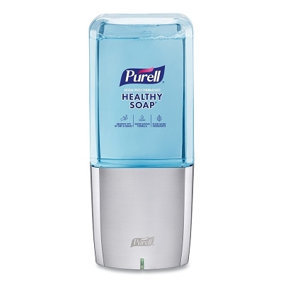 Purell 8338-E1 ES10 Touch Free Hand Soap Dispenser, 10-3/4 in H, Chrome Plated