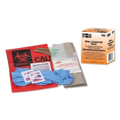 First Aid Only 21760 Bloodborne Pathogen Protection Kit, 19 Pieces, Paperboard, Portable