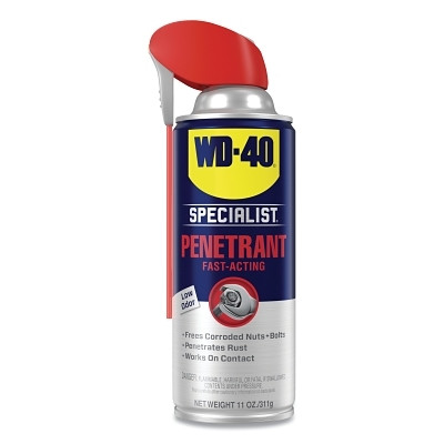 WD-40 300004 Specialist Penetrant Spray, 11 oz, Aerosol Can, Pack of 6
