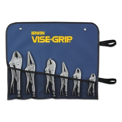 Irwin VISE-GRIP 641 The Original 6-Pc Locking Plier Set, with (6) Koozie Cups
