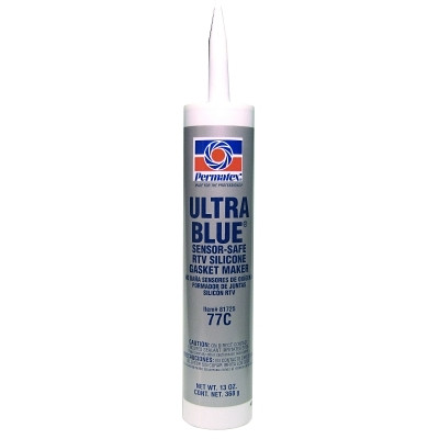Permatex 81725 Ultra Silicone RTV Gasket Maker, 13 oz, Cartridge, Ultra Blue