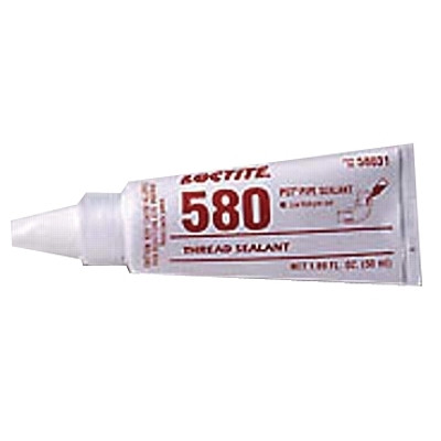 Loctite 88565 580 PST Thread Sealant, Low Halogen/Low Sulfur, 50 mL Tube, White