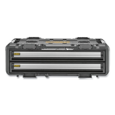 DeWalt DWST08520 TOUGHSYSTEM 2.0 DXL Work Station Accessory, 2 Shallow Drawers, for 30 in Work Station, 30 L x  22 W x 10 H, Black