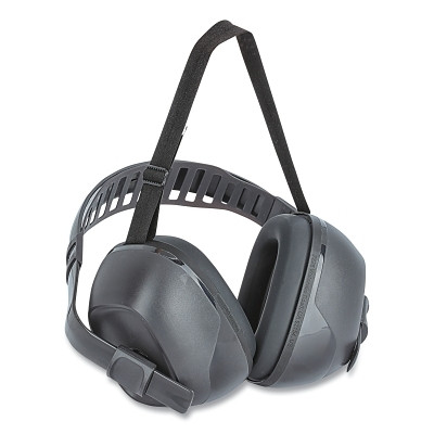 Howard Leight by PIP 1035187VS VeriShield 100 Series Passive Earmuffs, 30 dB, Black, Multi-Position, VS130M Dielectric
