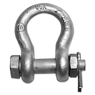 CM Columbus McKinnon M852G Bolt & Nut Anchor Shackles, 3/4 in Bail Size, 6.5 Tons