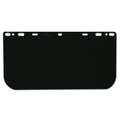 MCR Safety 181542 Universal Faceshield, Polycarbonate, Dark Green, 16 in L, 8 in H