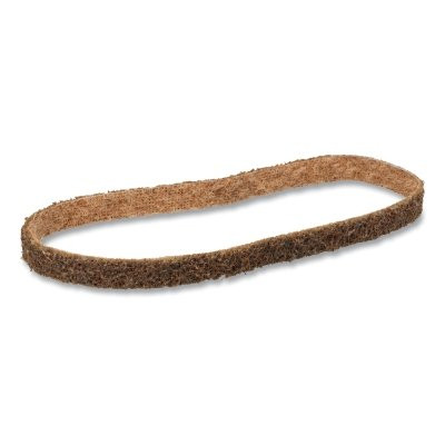 Scotch-Brite 7000120716 Surface Conditioning Belt, 1/2 in x 24 in, Coarse, Brown