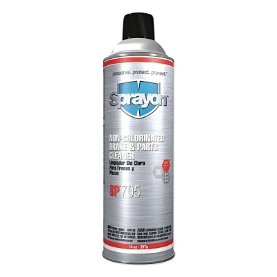 Sprayon SC0705000 SP705 Non-Chlorinated Brake and Parts Cleaner, 20 oz Capacity, Aerosol Can, Mild Solvent Scent