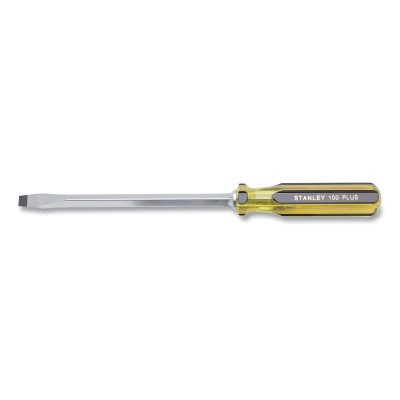 Stanley 66178A 100 Plus Square Blade Standard Tip Screwdriver, 3/8 in tip, 13-1/4 in L