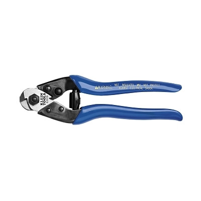 Klein Tools 63016 Heavy-Duty Cable Shears, Steel, 7 1/2 in, Blue