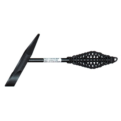 Lenco 09140 Spring Handle Chipping Hammer, 10 in OAL, 16 oz Head Wt, Chisel and Pick, Steel