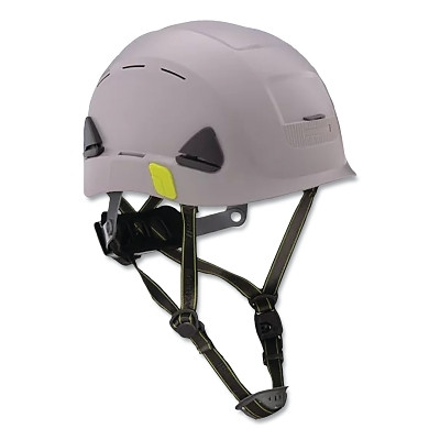 Fibre-Metal by PIP CSH11009 Climbing Style Safety Helmet, Type II, Dual Locking Rachet Suspension, Vented, Gray