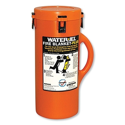 First Aid Only 72601 Water-Jel Heat Shield Fire Extinguishing Blanket, 60 in x 72 in, Worst Wool