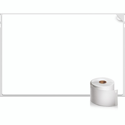 DYMO 1744907 LabelWriter Thermal Printing Label, Extra Large Shipping, 220/Roll, 4 in H x 6 in W, White