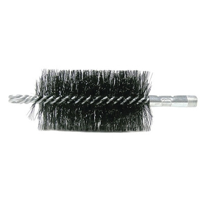 Weiler 44154 2-1/2" Double Spiral Flue Brush, .012 Steel Fill