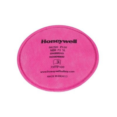 North by PIP 75FFP100 Pancake Series Filter, Resist Dust, Mist, Fumes, for Models 5500, 7700 Half Masks, 5400, 7600 Full Facepiece