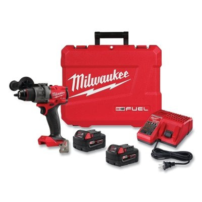 Milwaukee Tool 2904-22 M18 1/2 in Brushless Hammer Drill/Driver Kit, 18 V