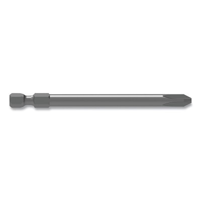 APEX 492-BX Phillips Power Bit, #2, 1/4 in Hex Power Drive Shank, 3-1/2 in L