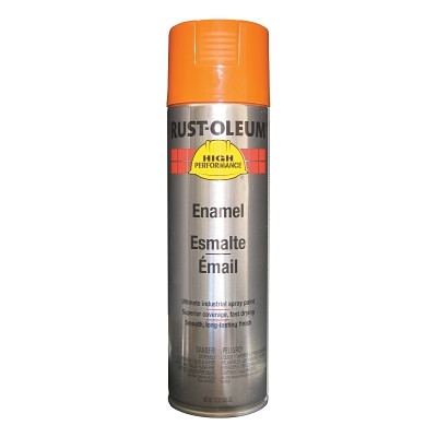 Rust-Oleum V2155838 High Performance V2100 System Enamel Aerosol, 15 oz Can, Safety Orange, Gloss