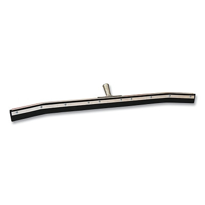 Weiler 45511 Floor Squeegee, 36 in, Curved, Black Rubber, Frame Only