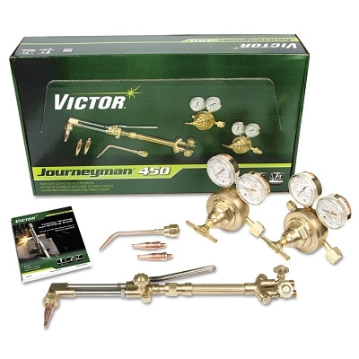 Victor 03840807 Journeyman 450 Heavy Duty Cutting and Welding System, 2 in, Oxygen, Acetylene