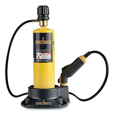 BernzOmatic 436958 FirePoint Creator Tool, BZ8360T, Kit Includes 41 in Hose/Cylinder Stand with Torch Dock/Torch