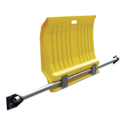 EAGLE 1796KIT Fixed Poly Dockplate Installation Kit, 1000 lb Load Capacity, 15 in D x 4 in W x 2 in H, Black/Silver