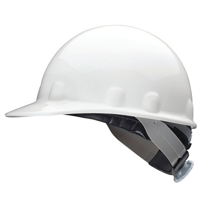 Fibre-Metal by PIP E2SW15A000 E2 Hard Hat, Front Brim, Type 1, Class E, Swing Ratchet 8-point, Red