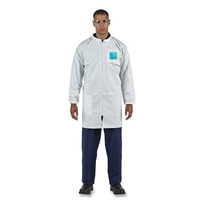 AlphaTec WH20-B-92-209-06 2000 Standard Bound Model 209 Lab Coat, AlphaTec, White, 2X-Large
