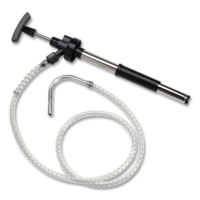 OilSafe 102000 Standard Pump, 17.5 in L Hose, For 3/ 5 or 10 liter/US quart Drums, Black