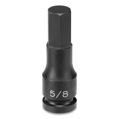 Grey Pneumatic 2914F Impact Driver, 1/2 in Drive, SAE, 7/16 in Size, 2.95 in OAL, Hex
