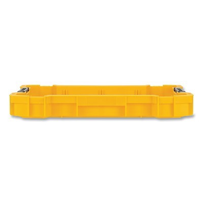DeWalt DWST08110 TOUGHSYSTEM Shallow/Deep Tool Tray, Shallow, Stackable, 12.09 in W x 18.33 in D x 2.34 in H