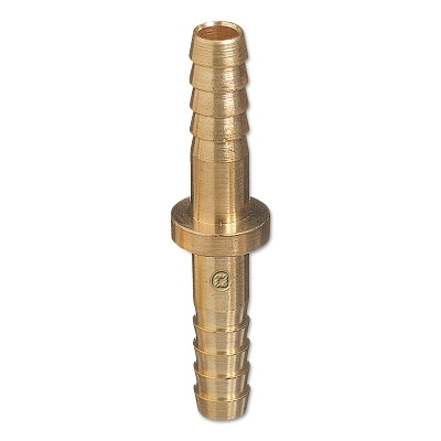 Western Enterprises 48 Brass Hose Splicers, 200 PSIG, Barb Round, 1/2 in