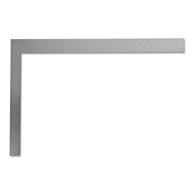 Stanley 45500 Steel Carpenter's Square, 16 in x 24 in, Face-1/8 in, Back-1/8 in, Steel