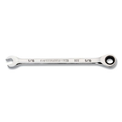 GEARWRENCH 86941 90-Tooth 12 Point Ratcheting Combination Wrench, SAE, 5/16 in