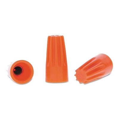 Ideal Industries 30073 Wire-Nut Wire Connector, Orange, 100 per Box